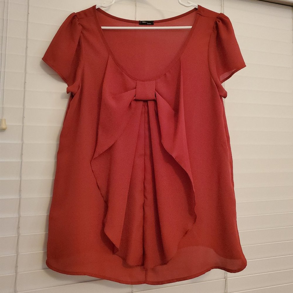 Burnt Orange Blouse